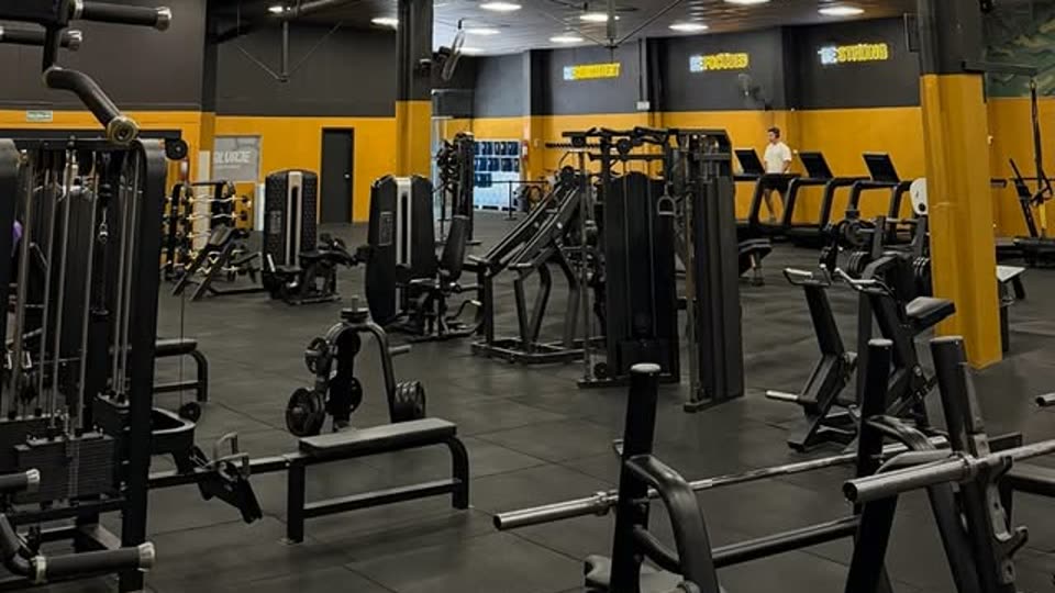 Vista general de la sala de musculación de la sede Cordón