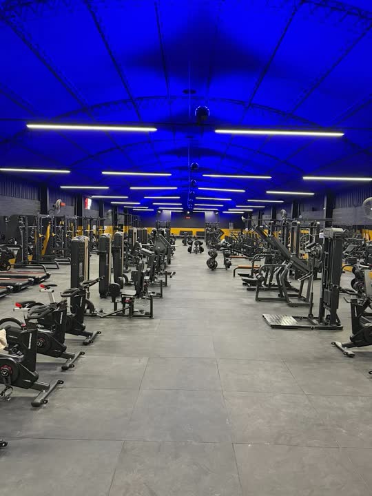 Sala de musculación de la sede Malvín de Salvaje Life Fitness